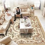 手作りのシルクペルシャ絨毯とカーペットワッシャブルカーペットヨーロッパのカーペットシンプルなモダンなリビングルームベッドルーム家庭用フルソファベッドルームデッドブランケット (Color : A)
