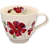 美濃焼 マグ 花ものがたり(赤) 約260ml 132-1602
