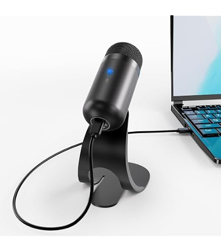 Amazon.co.jp: 【技術改良】USB PCマイク 高感度 スタンド microphone