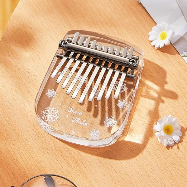 新品 未使用】鈴蘭小道 10音 ミニカリンバ 青色 楽譜集付き M109107468