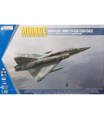 Amazon | Kinetic Sand キネティック 1/48 ミラージュIII E/O/RD/EE/EA