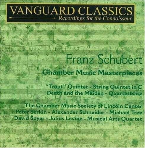 Schubert: Chamber Masterpiecesの表紙