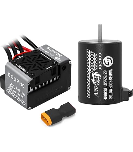 アトランティス ブラシレスモーター Bullistorm 120A ESC 他 Amazon | 120A ブラシレス ESC 防水 2-4S 電動スピードコントローラー