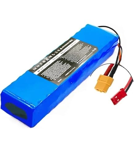 IOLKHFK Batterie Lithium-ION 10S3P 36 V 90 Ah, Protection BMS intégrée, Haute capacité, Compatible avec la Batterie de la Trottinette électrique Mijia M365 36 V.(XT30 JST Port