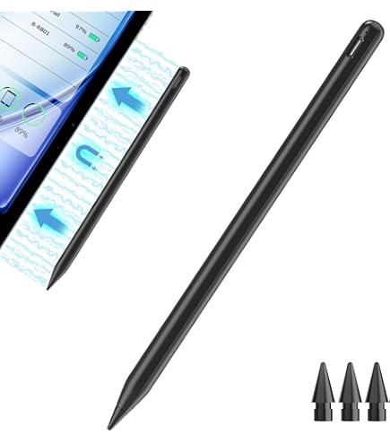 Amazon | 【アップグレード版 ワイヤレス充電タッチペン】Ciscle iPad