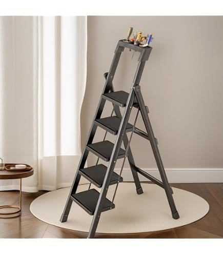 Hailo 折りたたみステップスツール 5段はしご トレー付き Hailo 折りたたみステップスツール 5段はしご トレー付き