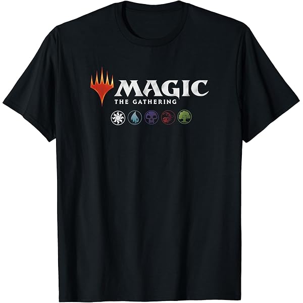 Amazon | Magic: The Gathering Vintage Logo Line Tシャツ | Tシャツ