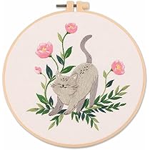 仔猫 刺繍 コットンクロス ヴィンテージ 7days 仔猫 刺繍 コットンクロス ヴィンテージ 7days