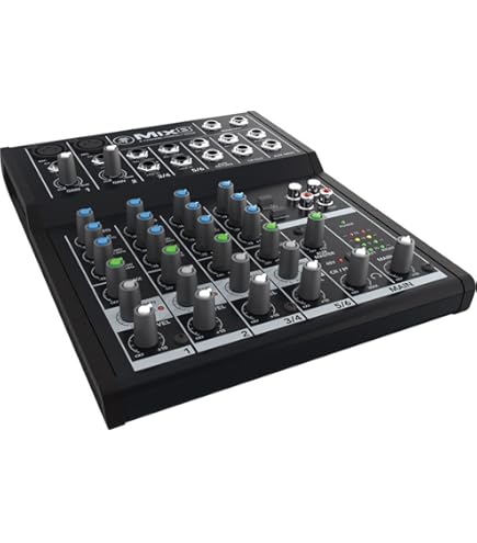 Amazon | Mackie Mix8 8-Channel Compact Mixer with Pair of EMB XLR
