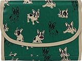 Pouche(ポーチェ) 母子手帳ケース ジャバラ フレンチブルドッグ (ターコイズ) po0073-1-3