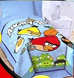 Angry Birds Blanket Twin / Full 62 X 90 Micro Raschel ~ Over Sized Throw ~ Super Soft [並行輸入品]