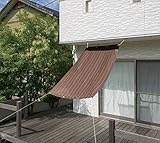 タカショー クールシェード プライム ブラッシュウッド 1×2m 【5年間の安心保証】
