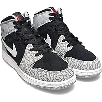 Nike Air Jordan 1 ブラック/グレー NIKE公式】エア ジョーダン 1 MID メンズシューズ.オンライン