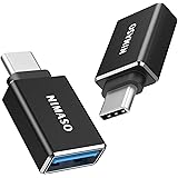 NIMASO USB-C & USB 3.0 変換アダプタ 2個セット (Type C - USB A 3.0 メス) 5Gbps MacBook Pro/MacBook Air/iPad Pro その他 USB-C 端末用 NAD21K391