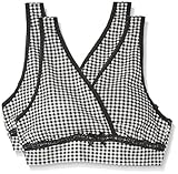 アビックス マタニティハーフトップ(ギンガムチェック) マタニティL 2枚セット 71165 ブラック