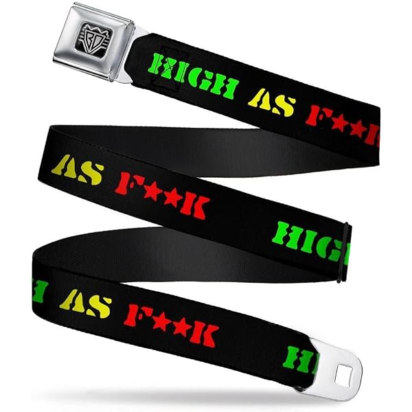 Buckle Down Seatbelt Belt - Adjustable Unisex Fashion Belt, Handmade In USA - Fits Waist 32 To 52, St. Pats Style - View #2