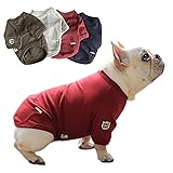 犬 服 スウェット半袖Tシャツ トレーナー 秋冬 ドッグウェア ペットウェア カジュアル おしゃれ 中型犬 小型犬 大型犬 S～3XL KM049TS (2XLサイズ, レッド)
