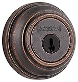 Kwikset 980 Single Cylinder Deadbolt featuring SmartKey in Rustic Bronze [並行輸入品]