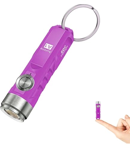 RovyVon 550 Lumens CREE XP-G3 S5 LED Super Bright Outdoor EDC Mini Keychain Rechargeable LED Flashlight, 45 Minutes Fast Charging Small Torch,Model A1(Black) DIY and Tools