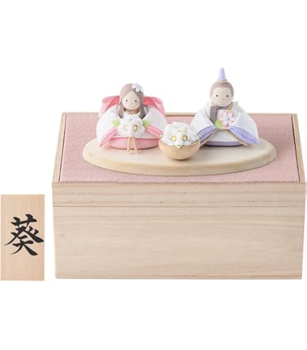 Amazon | 遊プラン たもと円びな 小黒三郎 組み木 雛人形 お雛様