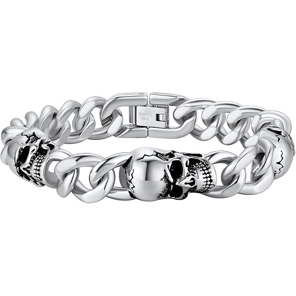 Amazon.co.jp: [ChainsPro] ドクロ スカル