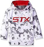 STX Little Boys' Hi-Tech Fleece Hooded Pullover White 5/6 [並行輸入品]