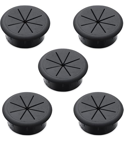 thumbnail image 2 of 11Pcs White Desk Grommet 1-3/8inch Desk Adjustable Cable 2 of 11