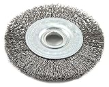 Forney 72748 Wire Wheel Brush, Fine Crimped with 1/2-Inch Arbor, 3-Inch-by-.008-Inch [並行輸入品]