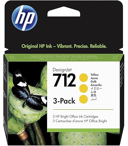 hp DesignJet 712Bインクカートリッジ ブラック純正インク3個 Amazon.co.jp: 3ED28A - HP 712B 38-ML ブラックインク HP DesignJet