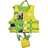 Gogokids ライフジャケット 子供 股ベルト付き フローティングベスト キッズ 浮力サポート スイムベスト CE認証 水泳練習 釣り 川遊び 水遊び
