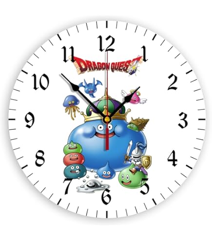 Amazon.co.jp: ドラゴン'クエスト 時計 AM 壁掛け時計 ～HD-2D版DQIII
