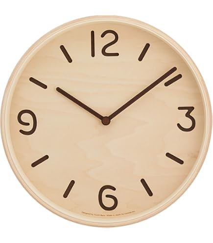 Amazon.co.jp: レムノス 掛け時計 アナログ トムソンペーパー 青 天然