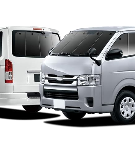 Amazon.co.jp: 趣味職人 プライバシー サンシェード 車 ハイエース 200
