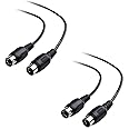 Cable Matters MIDI ケーブル 5ピン DIN MIDIケーブル 2本セット 1.8m