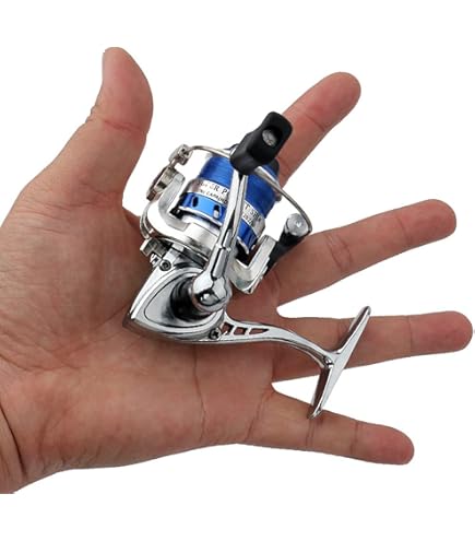 Dr.Fish ELF Ice Fishing Reel Spinning Reel Size 800 Ultralight 5oz Powerful 12Lb Max Drag 5 1 Stainless Steel Bearings Trout Pike Crappie