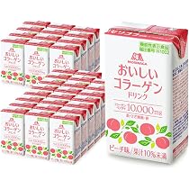 Amazon | 森永製菓 おいしいコラーゲンドリンク 125ml 36本 ピーチ味