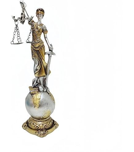 Amazon.co.jp: ギリシャの女神テミス像 盲人 正義 弁護士 ギフト