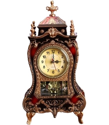 Amazon.co.jp: 置き時計 ヨーロピアン アンティーク風 美しい デザイン