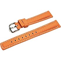 Amazon.co.jp: ◇HIRSCH Carbon カーボン 100m耐水 時計用