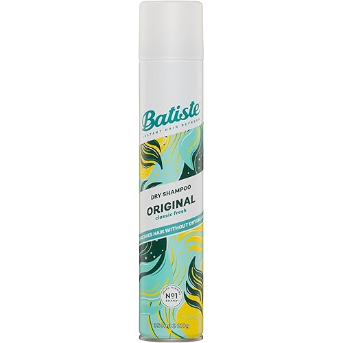 Batiste Original Dry Shampoo 350mL - Classic Fresh with Lemon & Lily Scent, Instantly Revitalise Oily Hair, Adds Volume & Tex