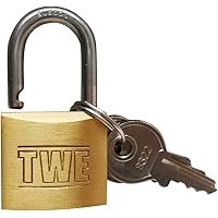 株式会社アイアイ アイアイ TWE ステンレス吊 ピンタンブラー 南京錠 ゴールド 25MM 4873100