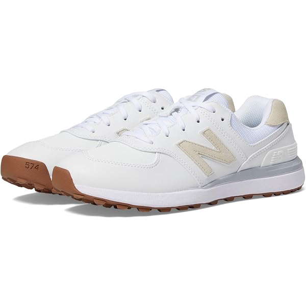 Amazon | New Balance メンズ 574 Greens ゴルフシューズ, ホワイト