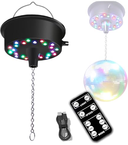 ミラーボール16インチ モーター スポットライト Amazon.co.jp: NuLink 3 RPM ミラーボールモーター 高耐久 ディスコ