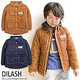 (ディラッシュ) DILASH 秋'15 中綿入りキルティングジャケット 80 ネイビー