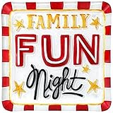 DEMDACO Silvestri "Family Fun Night" Plate