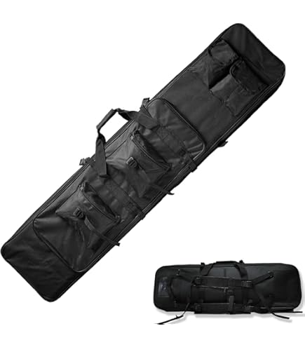 Amazon.co.jp: Sutekus エアガン収納ケース ダブルガン収納可能 ダブル