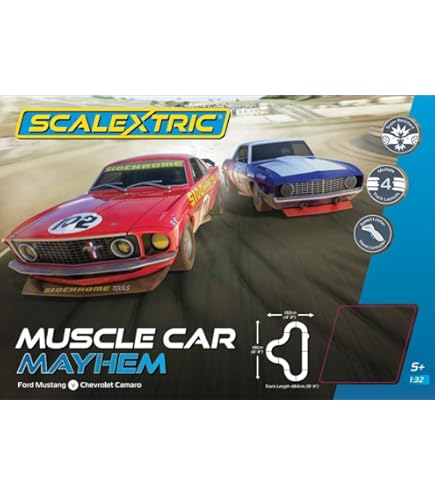 SCALEXTRIC  スロットカー 1/32　　５台 Amazon.co.jp: Scalextric Speed Supreme GT vs. LMP 1:32