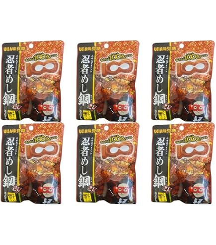 Amazon | UHA味覚糖 忍者めし 鉄の鎧 ピーチ味40g × 10 個 | UHA味覚糖