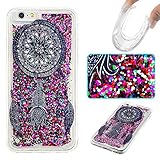 NEXCURIO アップルアイフォンシックス iPhone 6S 6 ケース 【流砂】 4.7インチ専用 衝撃防止 【強化ガラス液晶保護フィルム贈呈】 TPUソフトシリコンケース 保護シェル 超薄型 