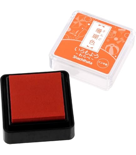 Amazon | シャチハタ スタンプパッド いろもよう わらべ 牡丹色 